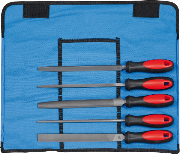 Lime Rombique Bahco Wasa 5 Fina - 125 Mm - Pour Affûtage Des Scies à Denture Fine - Manche Ergonomique