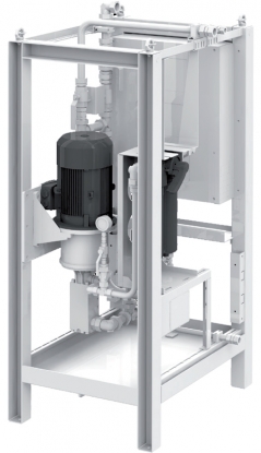 Amplificador de presión para suministro de refrigerante a máquinas-herramientas