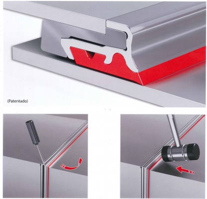 Rascador reemplazable instantáneo para cubiertas telescópicas