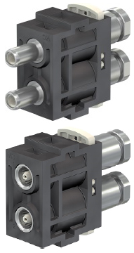 Unidad coaxial de 6 GHz con terminación crimpada o SMA