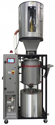 Secador de resina al vacío para aplicaciones de moldeo por inyección y extrusión