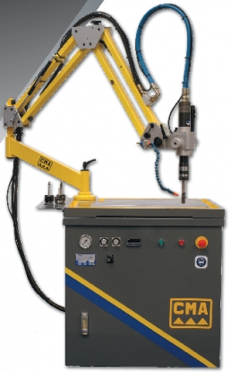 Roscadoras hidráulicas con sobremesa de fundición de 800 x 600 mm con ranuras en T