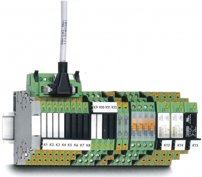 Módulos de relés muy compactos, estrechos y potentes
