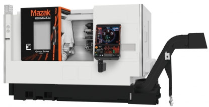 Centro de torneado Quick Turn 250M de Mazak, con un sistema de robot automatizado e integrado