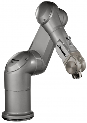 TX90L HE, robots lavables y resistentes a detergente de Stäubli para lavado y desbarbado de piezas