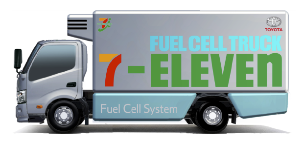 7-Eleven y Toyota acuerdan un proyecto para implantar camiones de pila de combustible de hidrógeno 