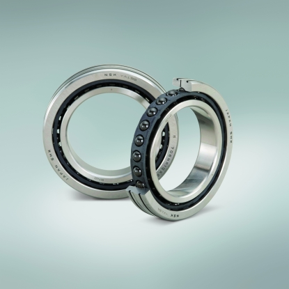 Nueva jaula guiada por el anillo exterior para rodamientos de bolas de contacto angular de NSK