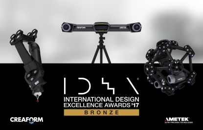 Creaform obtiene el prestigioso premio IDEA 2017