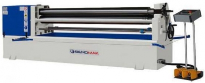 Cilindros curvadores con rodillos inferiores accionados por motor eléctrico de frenos y engranajes