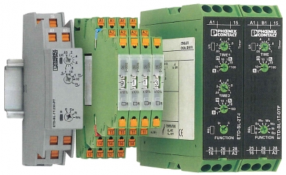 Relés de temporización estrechos y universales