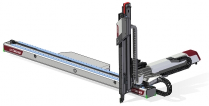 Primer modelo de una nueva serie de robots para transformadores de plásticos