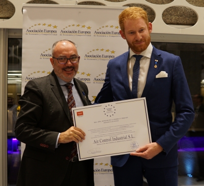 AirControl Industrial recibe la Medalla Europea al Mérito en el Trabajo