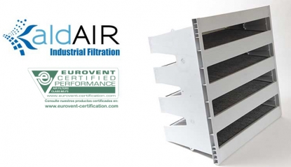 Eurovent certifica referencias de la marca Aldair Industrial Filtration