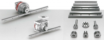 Engranajes, cremalleras y piñones