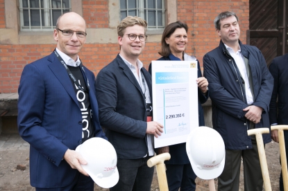 Ceremonia de inauguración para la Incubadora Zollhof Tech al que Schaeffler apoya como uno de los socios fundadores