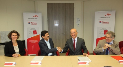 ArcelorMittal y Total Lubrifiants firman un acuerdo europeo