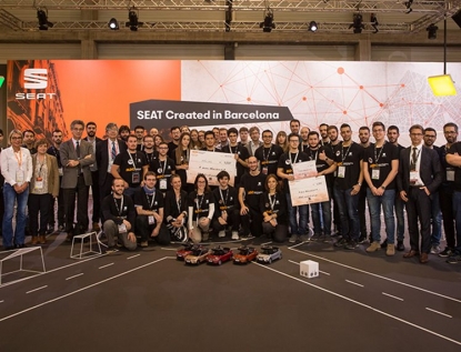 Alumnos de la Universidad de Valladolid ganan la primera edición del SEAT Autonomous Driving Challenge