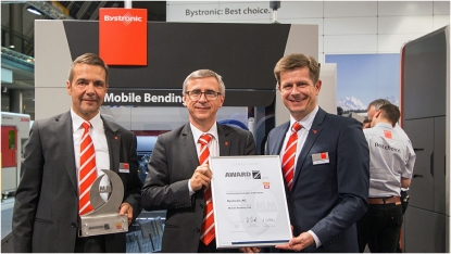 Bystronic recibió un premio a la innovación en Blechexpo 2017