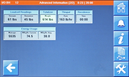El software economizador de energía de Maguire garantiza el menor consumo posible de su secador al vacío VDB