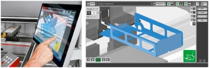 Control sencillo, intuitivo y rápido de las prensas plegadoras
