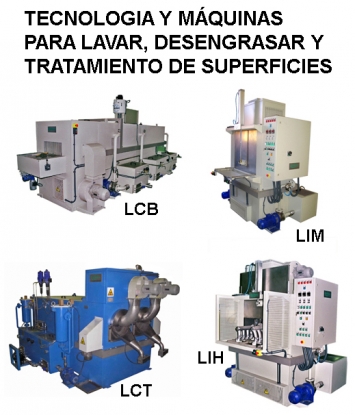 Lavadoras automáticas para el desengrase y limpieza de todo tipo de piezas industriales