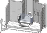 Las cadenas portacables de igus ofrecen flexibilidad en el suministro de energía a centros de mecanizado