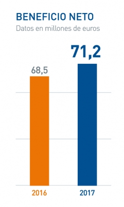 Elecnor aumenta un 4% su beneficio neto y un 12% su ebitda en 2017