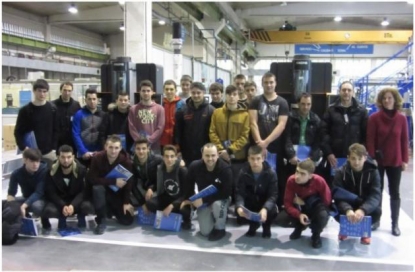 Estudiantes del Instituto de Máquina-herramienta de Elgoibar visitan AGME