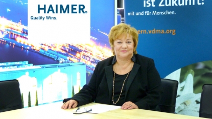 Claudia Haimer, nueva presidenta de la junta directiva de VDMA Bavaria