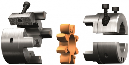 Acoplamiento partido con fijación positiva