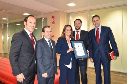 Santander España obtiene el certificado Aenor de excelencia en Asesoramiento de Banca de Empresas 