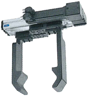 Pinza eléctrica paralela de dos dedos con accionamiento adaptable