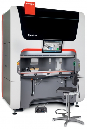 Xpert 80, la máquina rápida compacta para piezas de flexión de tamaño pequeño y mediano de Bystronic