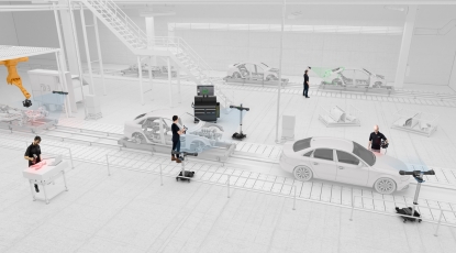 Módulo de seguimiento dinámico VxTrack de Creaform