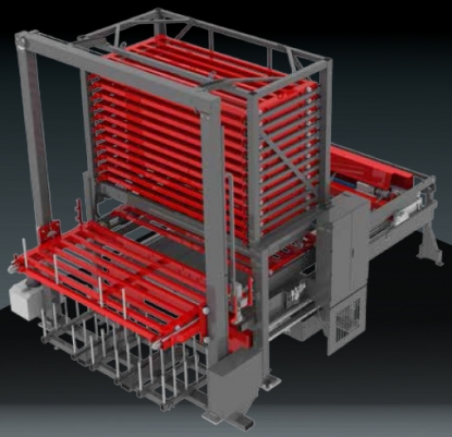 Sistema de almacenamiento avanzado para máquinas de corte por láser de óptica volante de Amada