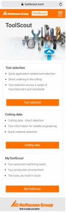 Hoffmann Group optimiza Tool Scout para dispositivos móviles