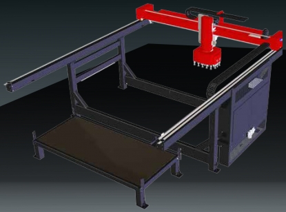 Paletizador de piezas para máquinas de corte por láser de fibra y CO2 de Amada