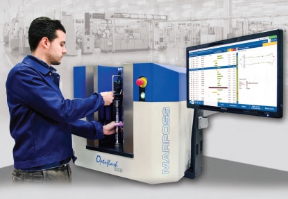 Solución de medición óptica de precisión Optoflash de Marposs