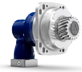 Reductor hipoidal RPK+ con piñón de Wittenstein
