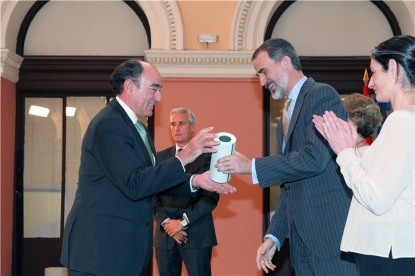 Ignacio Galán recibe de manos de Su Majestad el Rey el Premio Europeo de Medio Ambiente