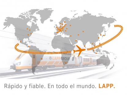 LAPP ofrece cortos plazos de entrega sin cantidades mínimas de pedido a la industria ferroviaria