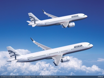 AEGEAN Airlines confirma su pedido de 30 aviones de la familia A320neo