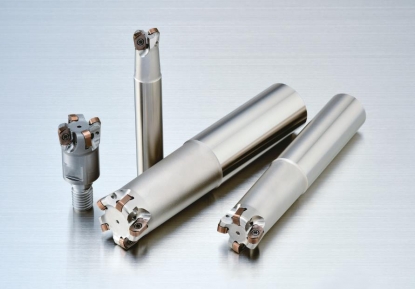 Fresa de plaquita, alto avance, doble cara y 4 filos de corte