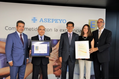 Asepeyo recibe el Sello de Excelencia Europea EFQM 500+