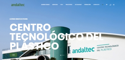 Andaltec estrena nueva web corporativa, que permite solicitar presupuestos vía web