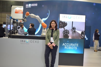 IK4-IDEKO  testimonia una buena presencia de personas en el stand de BIEMH mayoritariamente de origen nacional