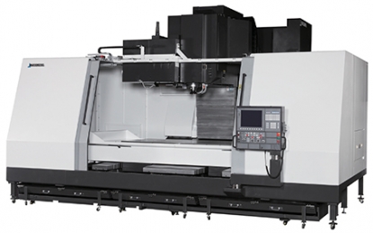 Centro de mecanizado vertical con un tamaño de mesa de 2.200 x 1.050 mm y con 36 herramientas