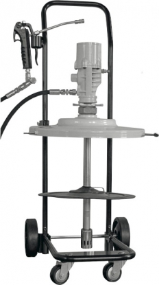 Dispositivo de lubricación de aire comprimido móvil