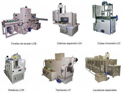 Sistemas para lavar, desengrasar y limpiar eficazmente piezas que se fabrican o manipulan en las industrias