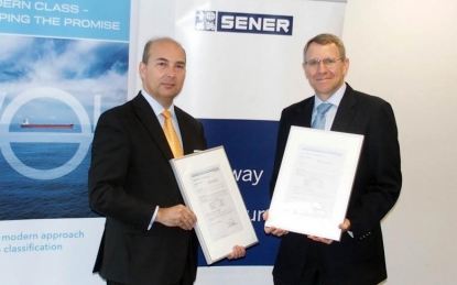 SENER recibe el certificado AiP de DNV GL para el diseño de dos innovadores buques, con propulsión a gas, para suministro de GNL